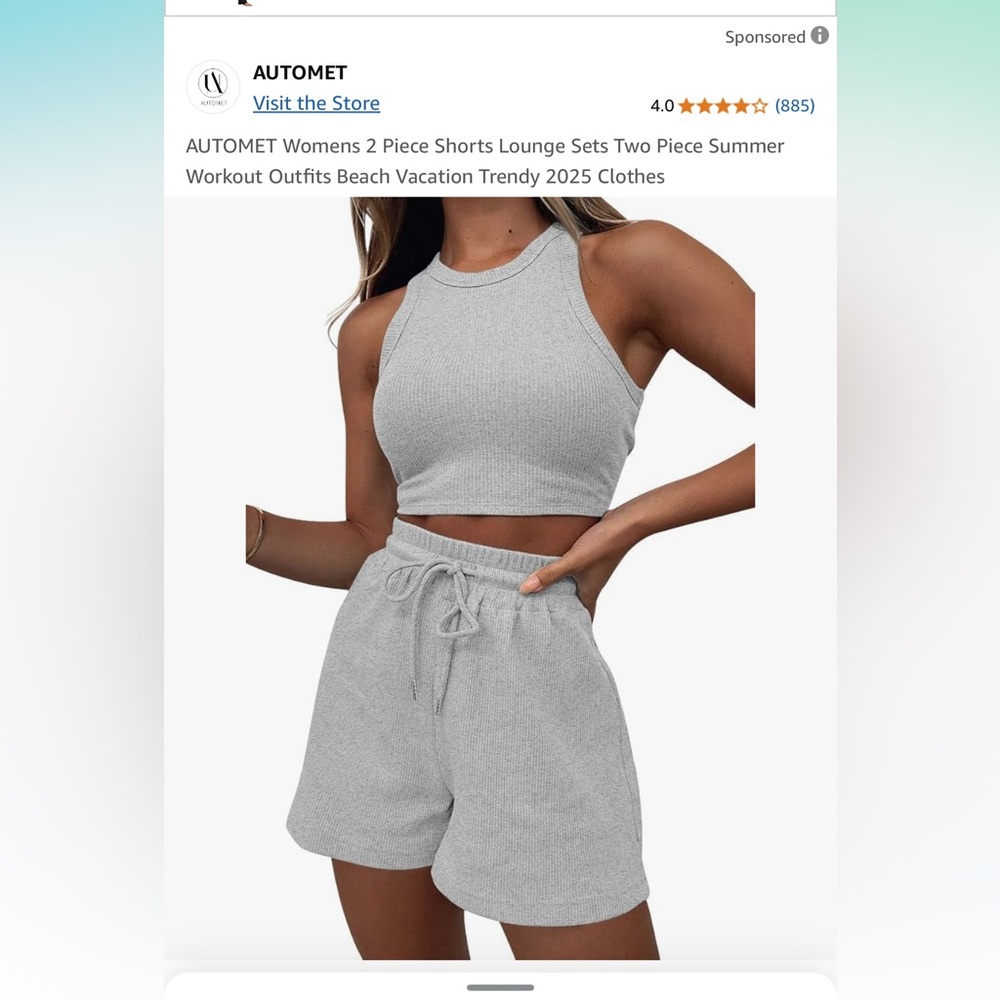 Summer Shorts Set
